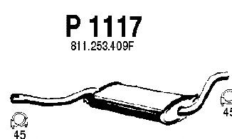 mittenljuddämpare P1117