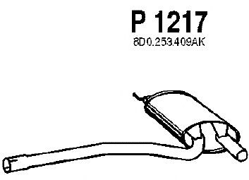 Silencieux central P1217