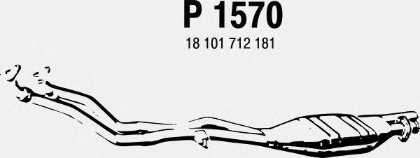 Vorschalldämpfer P1570