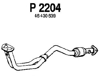 Труба выхлопного газа P2204