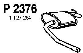 Silenciador posterior P2376