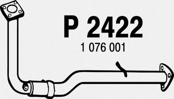 Exhaust Pipe P2422