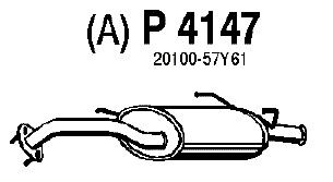Silenciador posterior P4147