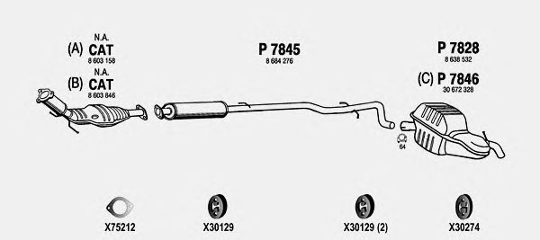 Exhaust System VO629