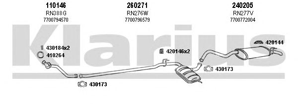 Pakoputkisto 720343E