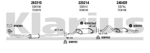Exhaust System 750030E