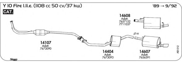Exhaust System AB012