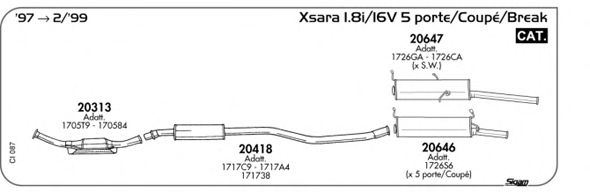 Exhaust System CI087