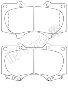 Brake Pad Set, disc brake IBD-1275