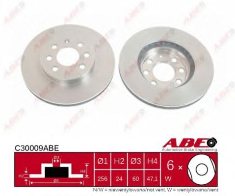 Brake Disc C30009ABE