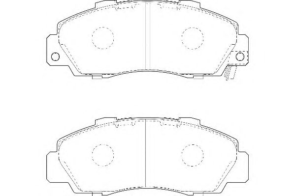 Brake Pad Set, disc brake WBP21651B