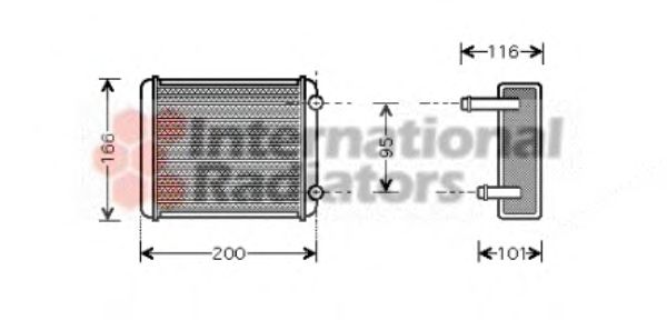 Heat Exchanger, interior heating 13006225
