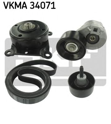 Поликлиновой ременный комплект VKMA 34071