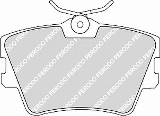 Комплект тормозных колодок, дисковый тормоз FVR1132