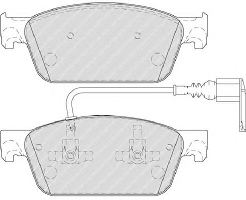 Brake Pad Set, disc brake FVR4302