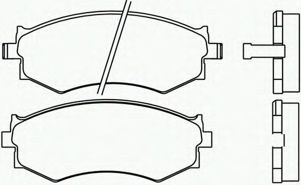 Комплект тормозных колодок, дисковый тормоз P 30 002