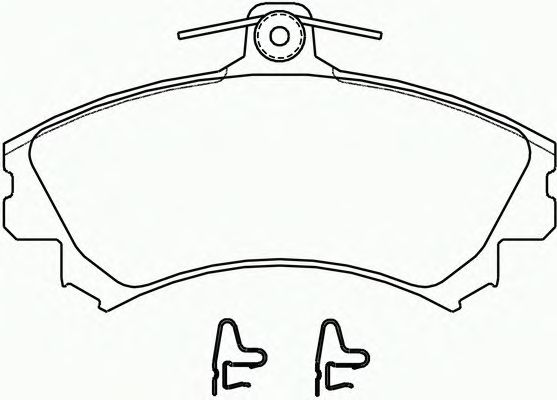 Комплект тормозных колодок, дисковый тормоз P 54 022