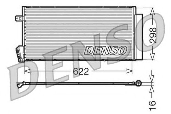 Condenseur, climatisation DCN09018