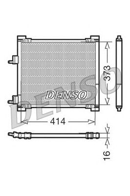 Condensator, airconditioning DCN10015