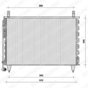 Condenser, air conditioning TSP0225042