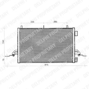 Condensator, airconditioning TSP0225276