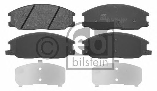 Комплект тормозных колодок, дисковый тормоз 16682