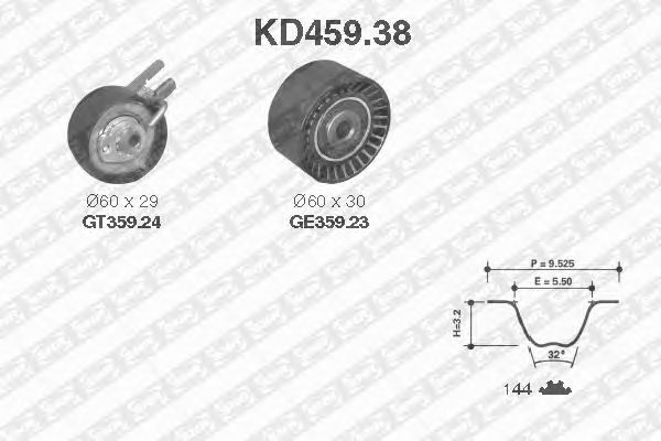 Kit de distribution KD459.38