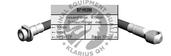 Ελαστικός σωλήνας φρένων BFH5286