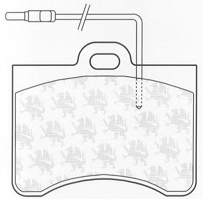 Комплект тормозных колодок, дисковый тормоз BP167