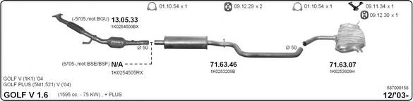 Exhaust System 587000158
