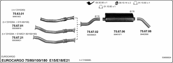 Exhaust System 539000024