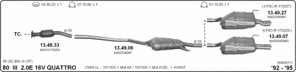Exhaust System 504000111