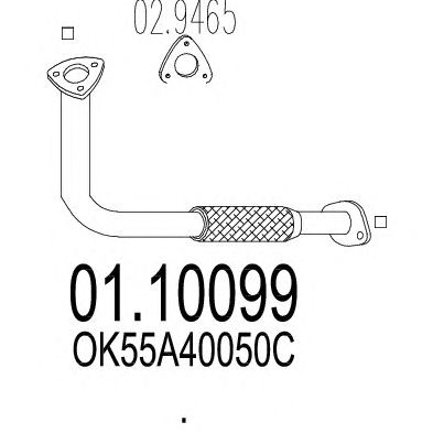Exhaust Pipe 01.10099