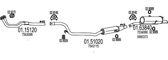 Exhaust System C100498008505