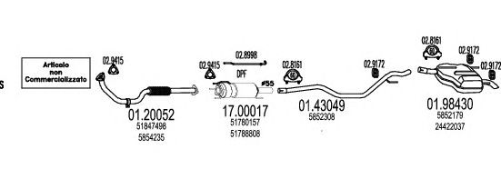 Exhaust System C250986011632