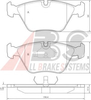 Brake Pad Set, disc brake 36755