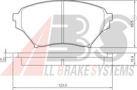 Brake Pad Set, disc brake 37191