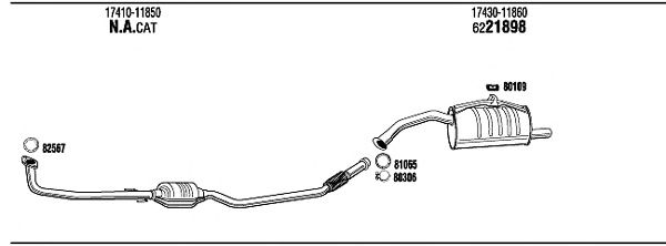 Exhaust System TO50750