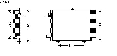 Condensator, airconditioning CN5205