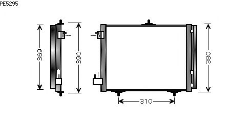 Condensator, airconditioning PE5295