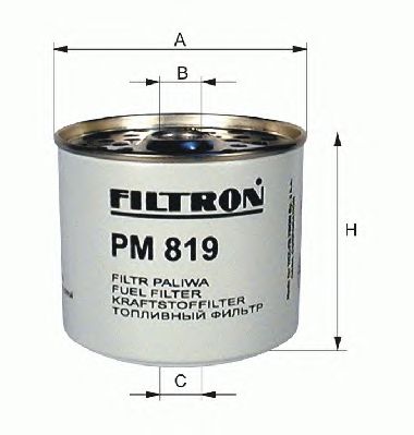 Filtro combustible PM844