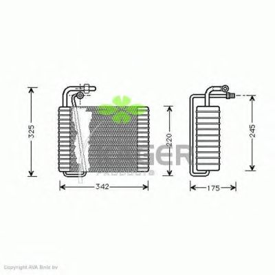 Evaporateur climatisation 94-5652