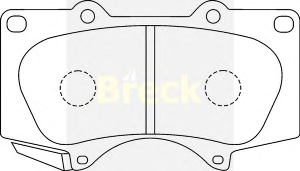 Brake Pad Set, disc brake 24024 00 C