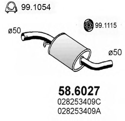 Middle Silencer 58.6027