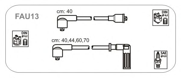 Комплект проводов зажигания FAU13