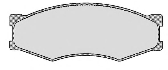 Комплект тормозных колодок, дисковый тормоз 514.1