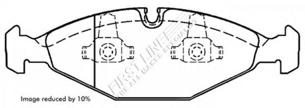 Комплект тормозных колодок, дисковый тормоз FBP3189