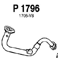 Труба выхлопного газа P1796
