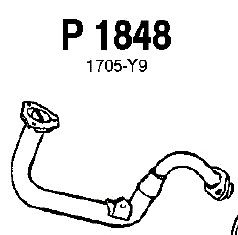 Tubo gas scarico P1848
