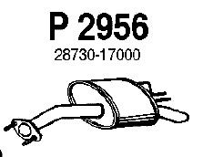 Silenciador posterior P2956